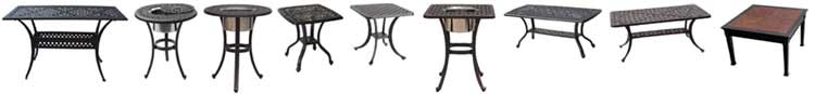 Garden Leisure Tables 