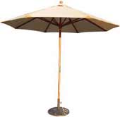 9’ or 11’ Wood Umbrella